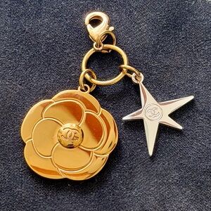 Chanel 2025 Holiday Limited Edition Camellia Flower & Comet Charms Gold Silver